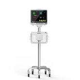 instrument stainless steel stand patient monitor cart